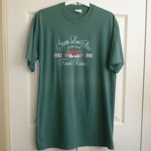 Vintage French Spirit - Juan Les Pins - Embroidered Tee